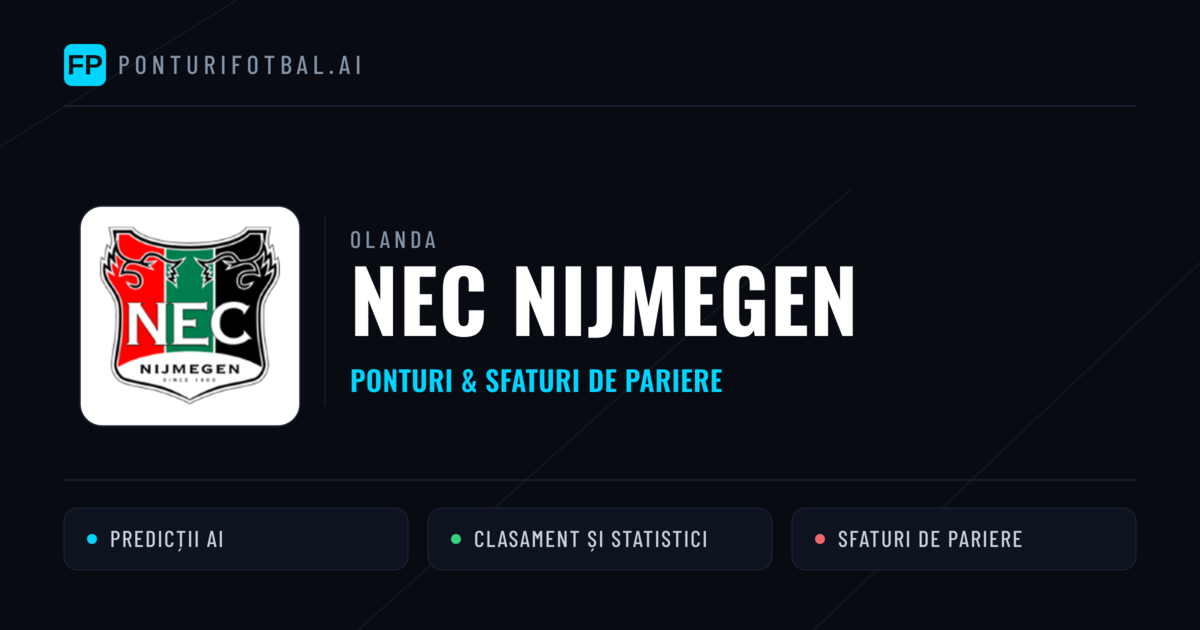 NEC Nijmegen Ponturi și statistici