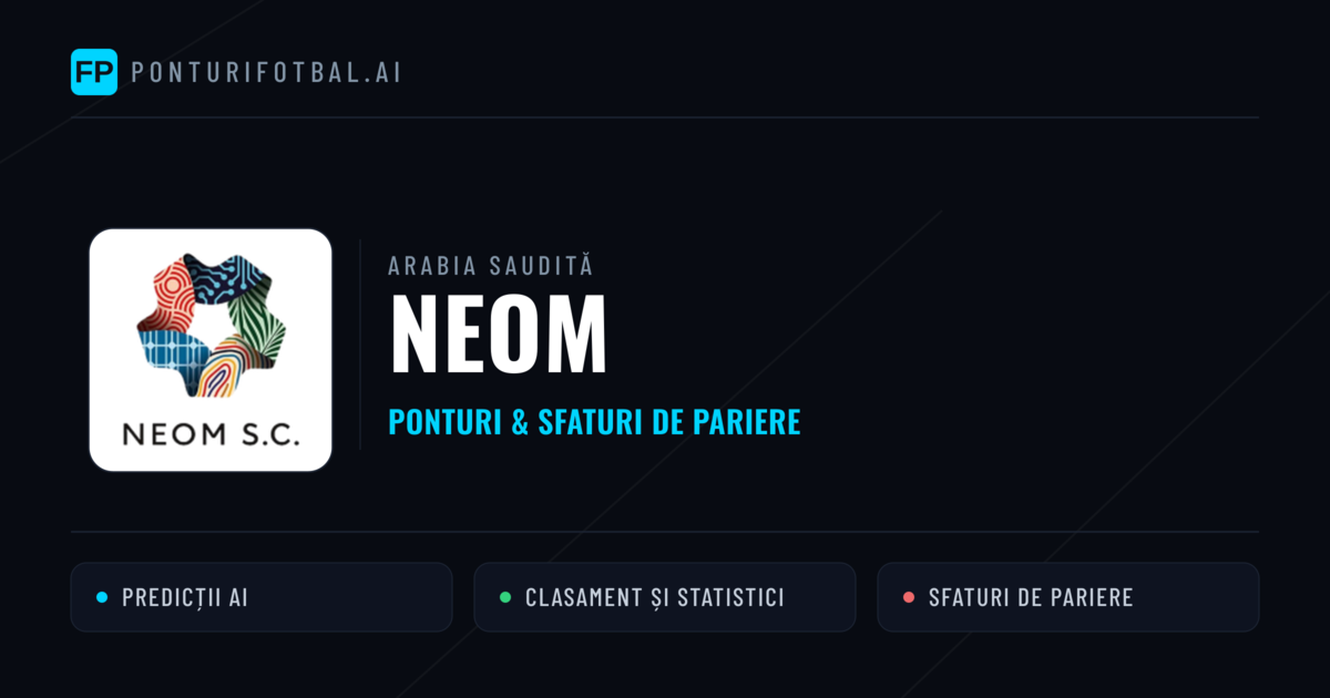 NEOM Ponturi și statistici