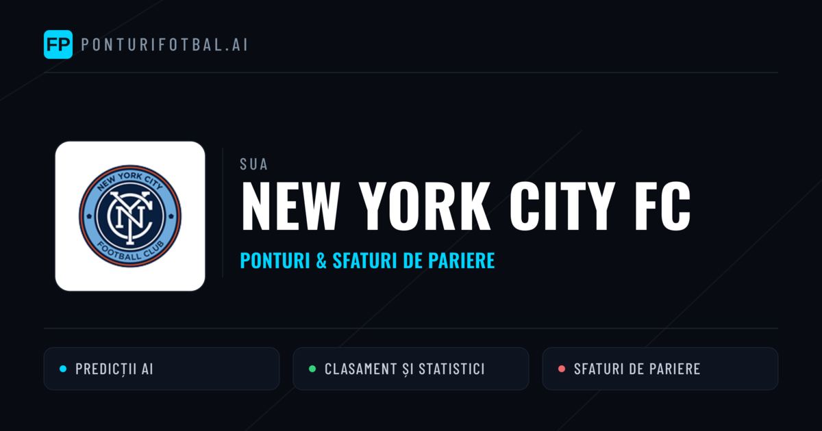 New York City FC Ponturi și statistici