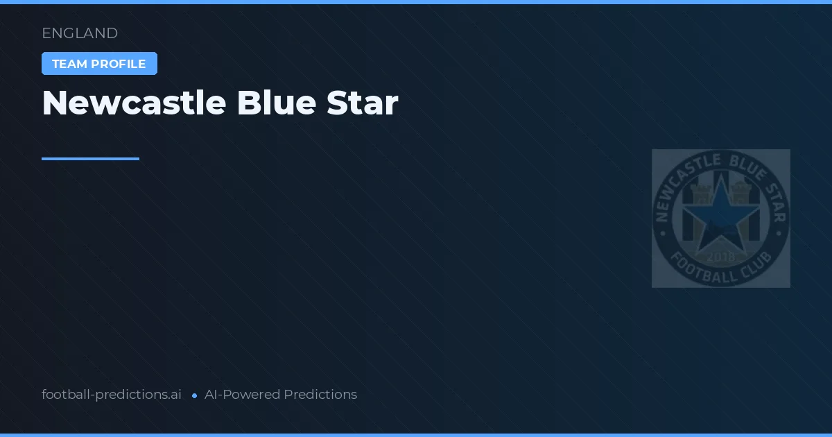 Newcastle Blue Star Ponturi și statistici