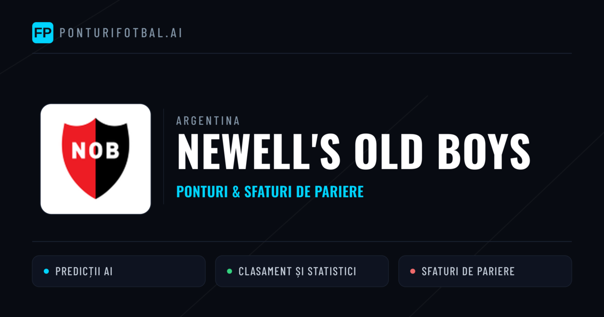 Newell's Old Boys Ponturi și statistici