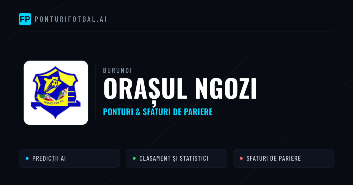 Orașul Ngozi Ponturi și statistici
