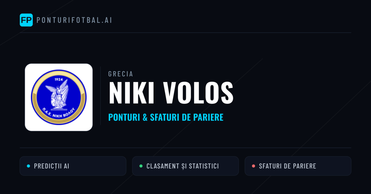Niki Volos Ponturi și statistici