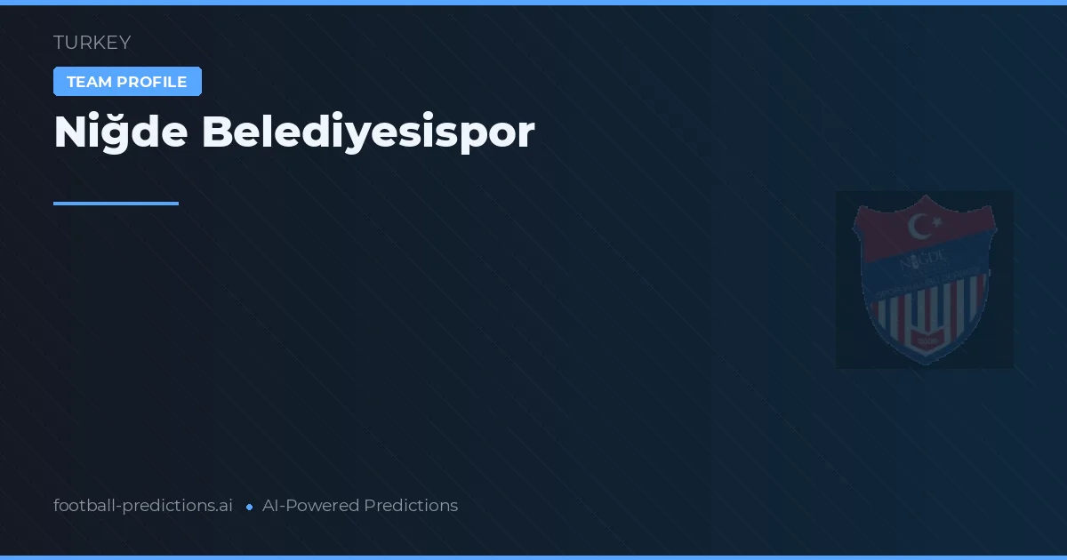 Niğde Belediyesispor Ponturi și statistici