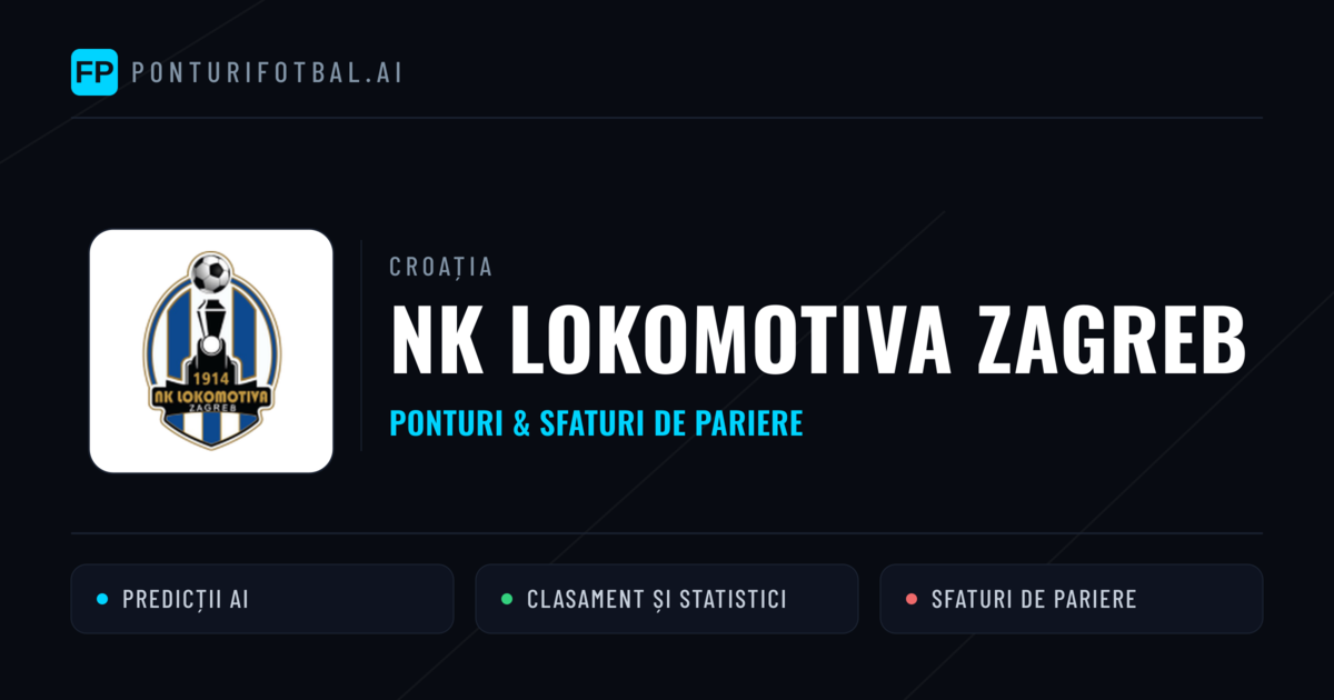 NK Lokomotiva Zagreb Ponturi și statistici