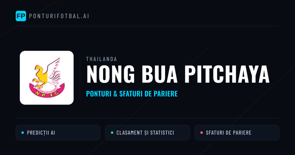 Nong Bua Pitchaya Ponturi și statistici