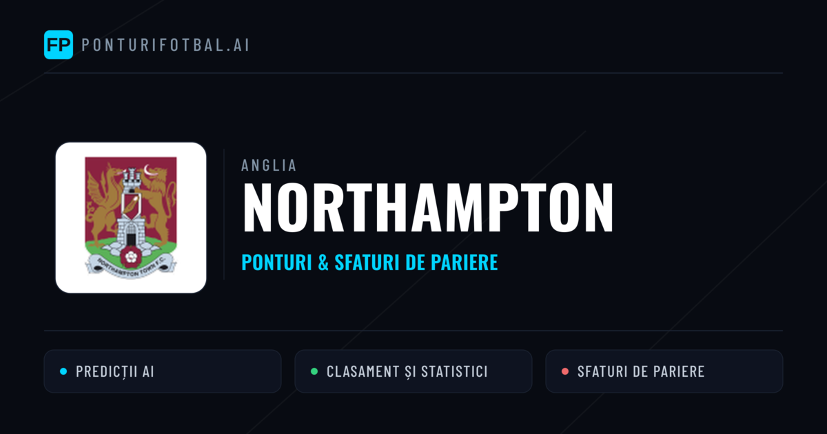 Northampton Ponturi și statistici