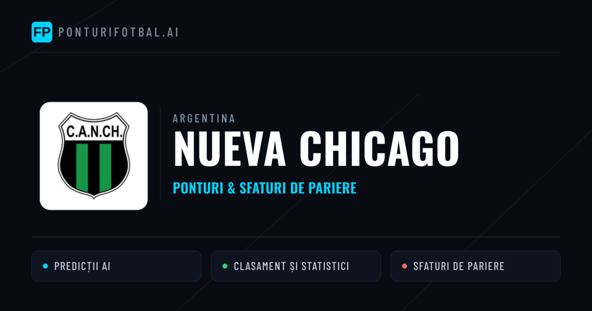 Nueva Chicago Ponturi și statistici