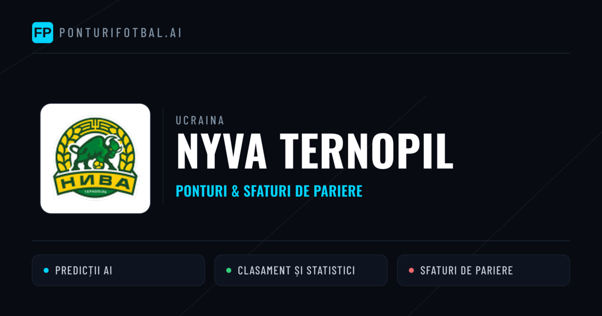 Nyva Ternopil Ponturi și statistici