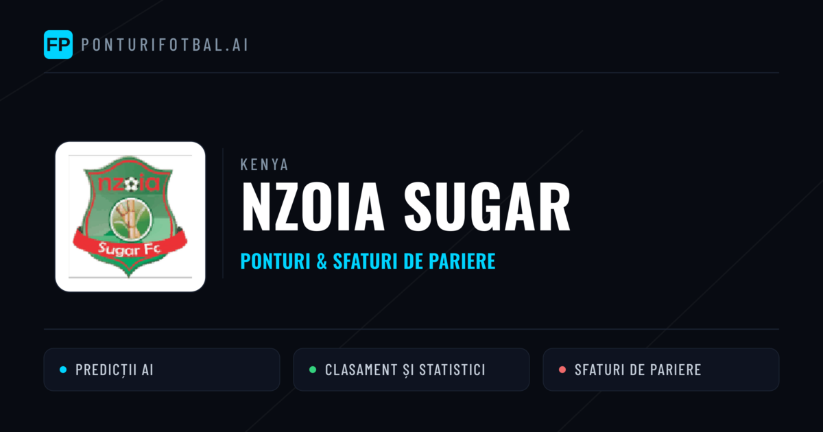 Nzoia Sugar Ponturi și statistici