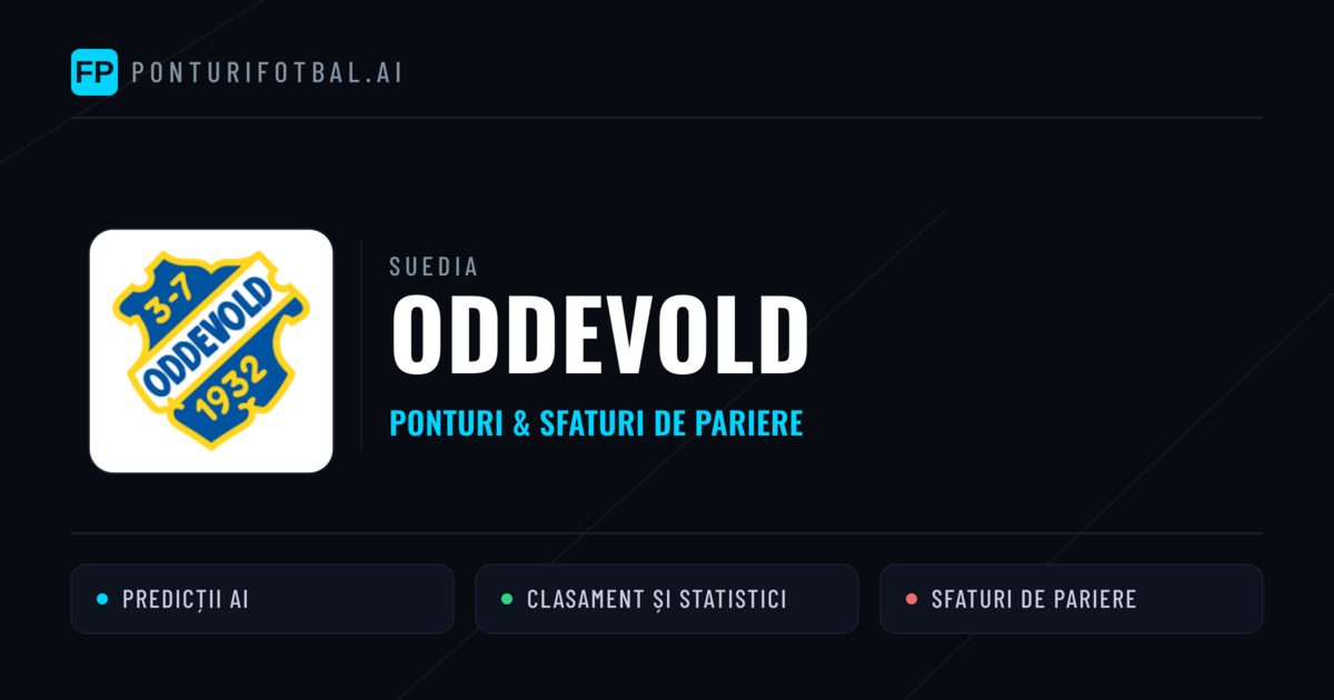 Oddevold Ponturi și statistici