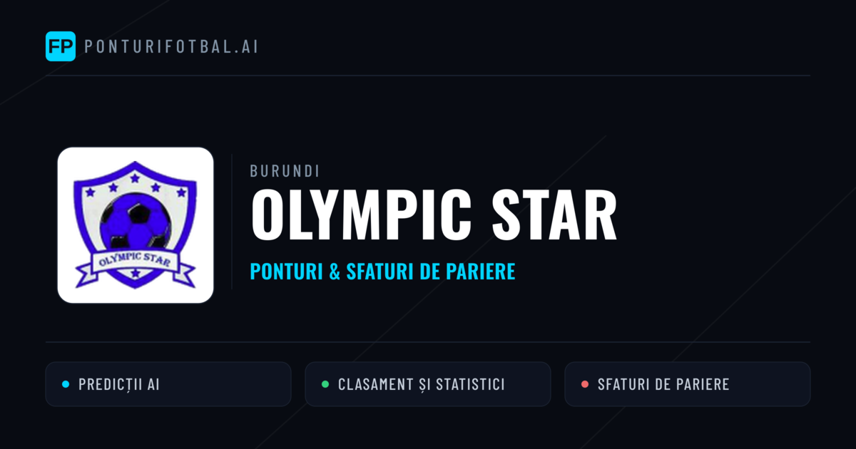 Olympic Star Ponturi și statistici
