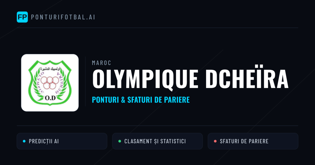 Olympique Dcheïra Ponturi și statistici