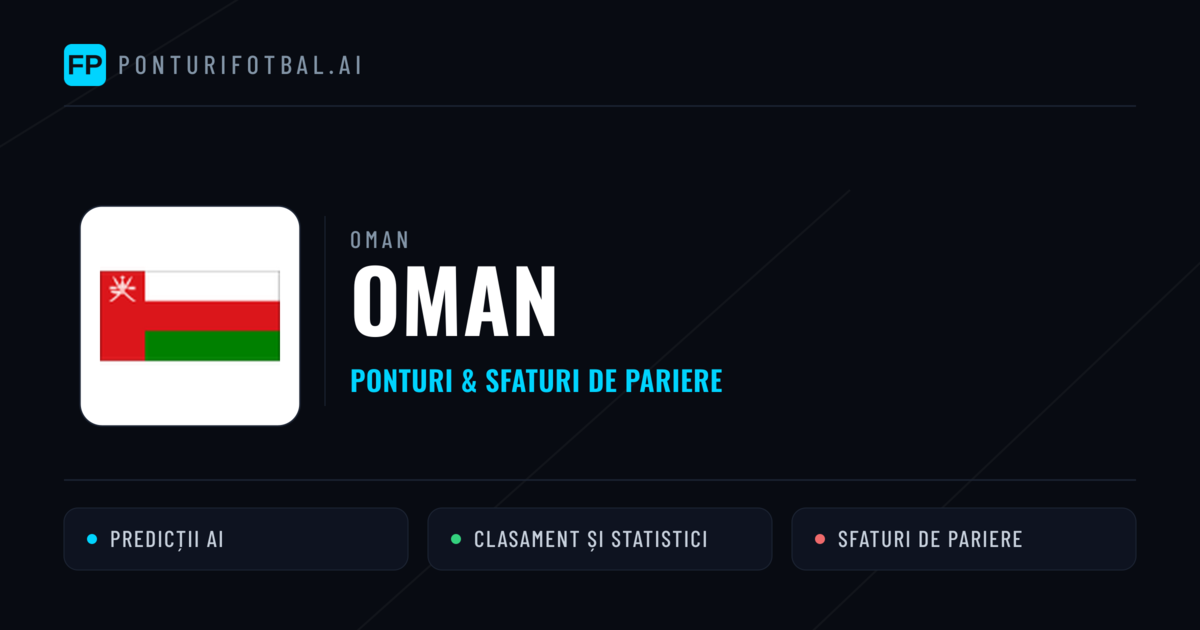 Oman Ponturi și statistici