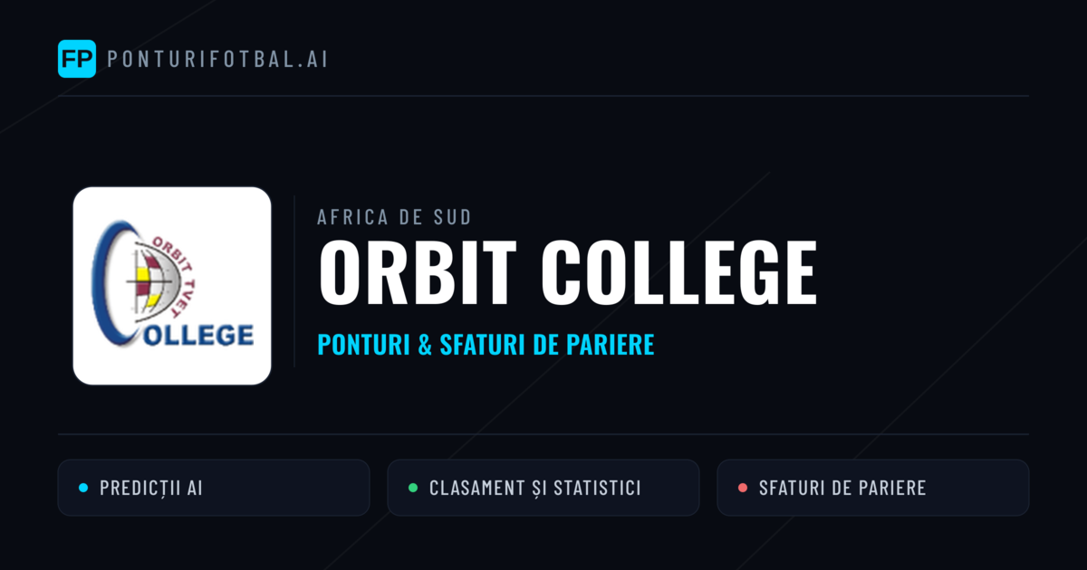 Orbit College Ponturi și statistici