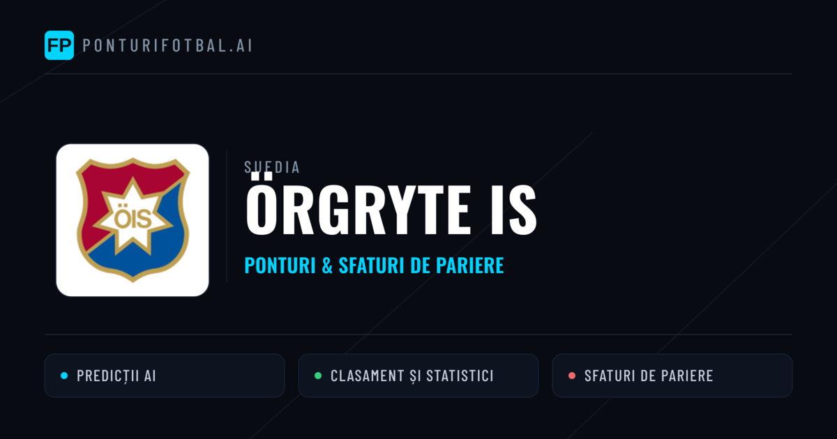 Örgryte IS Ponturi și statistici