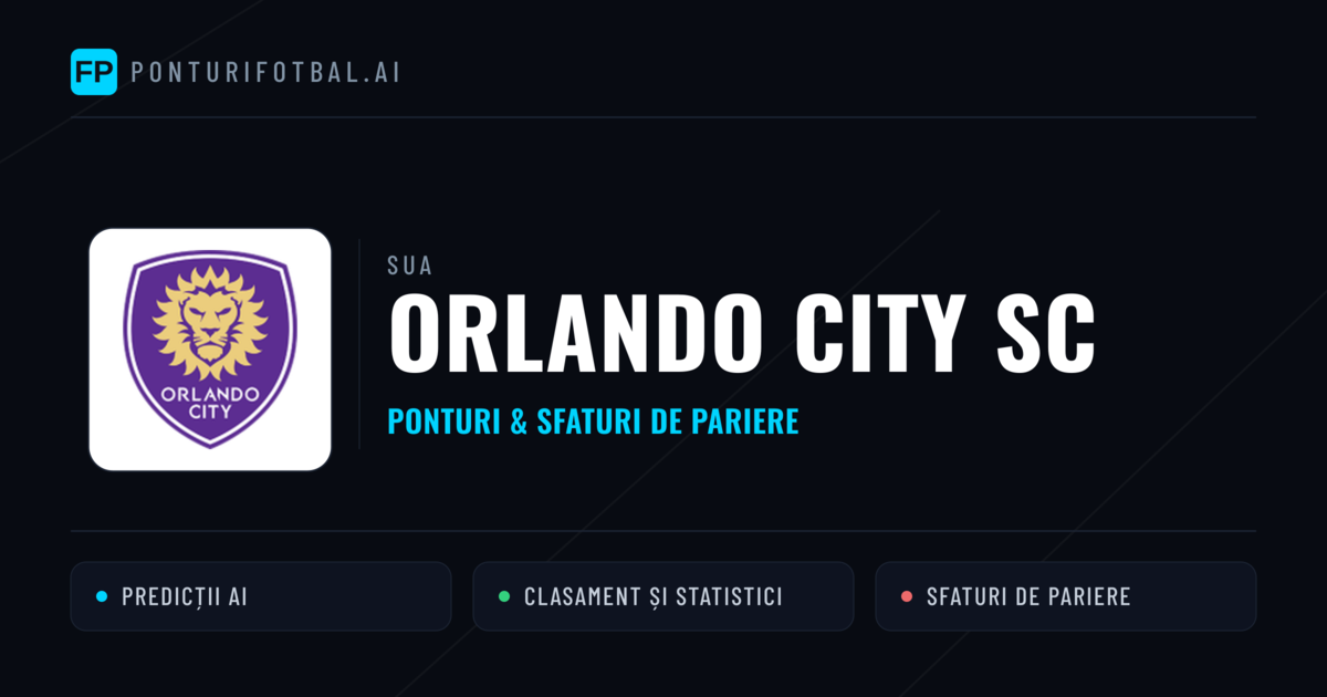 Orlando City SC Ponturi și statistici