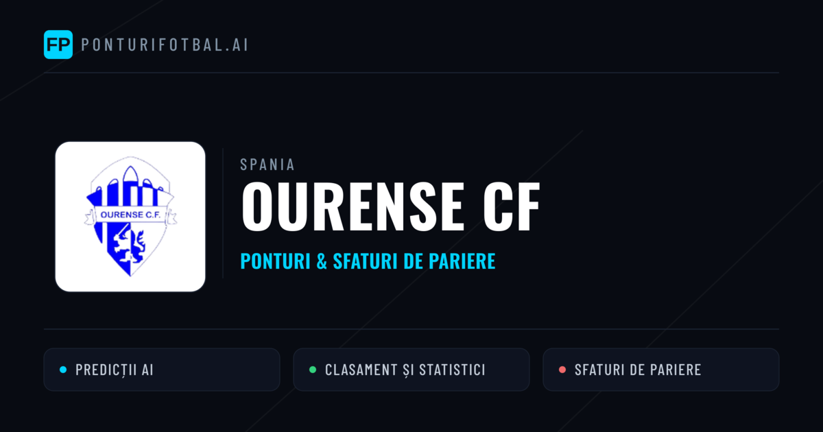 Ourense CF Ponturi și statistici