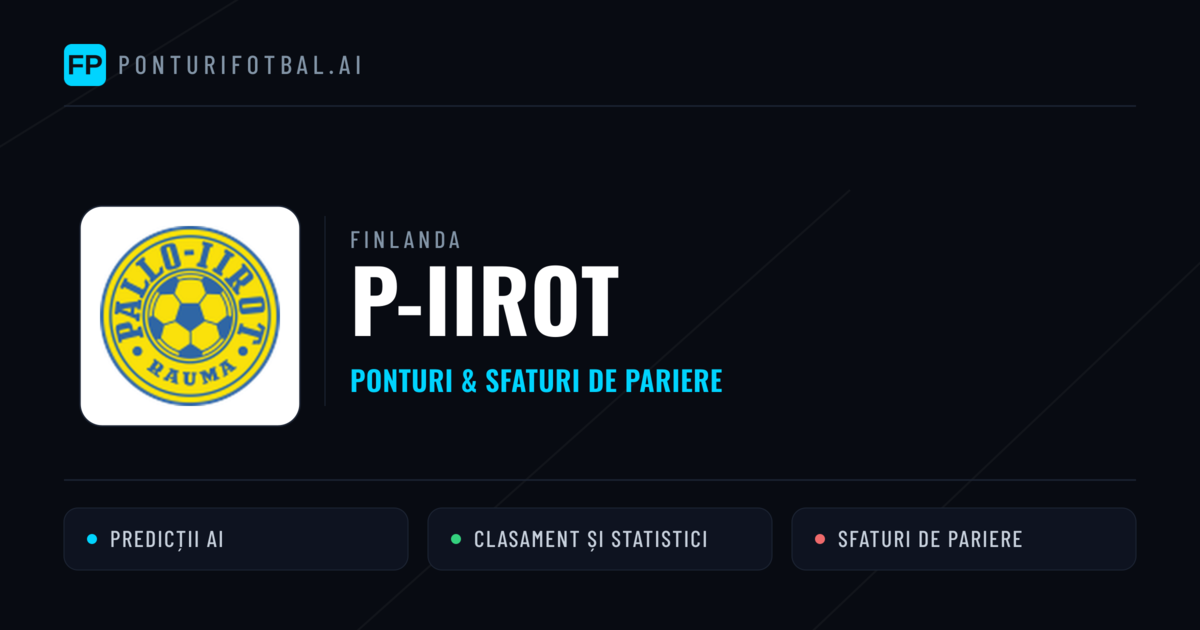 P-Iirot Ponturi și statistici