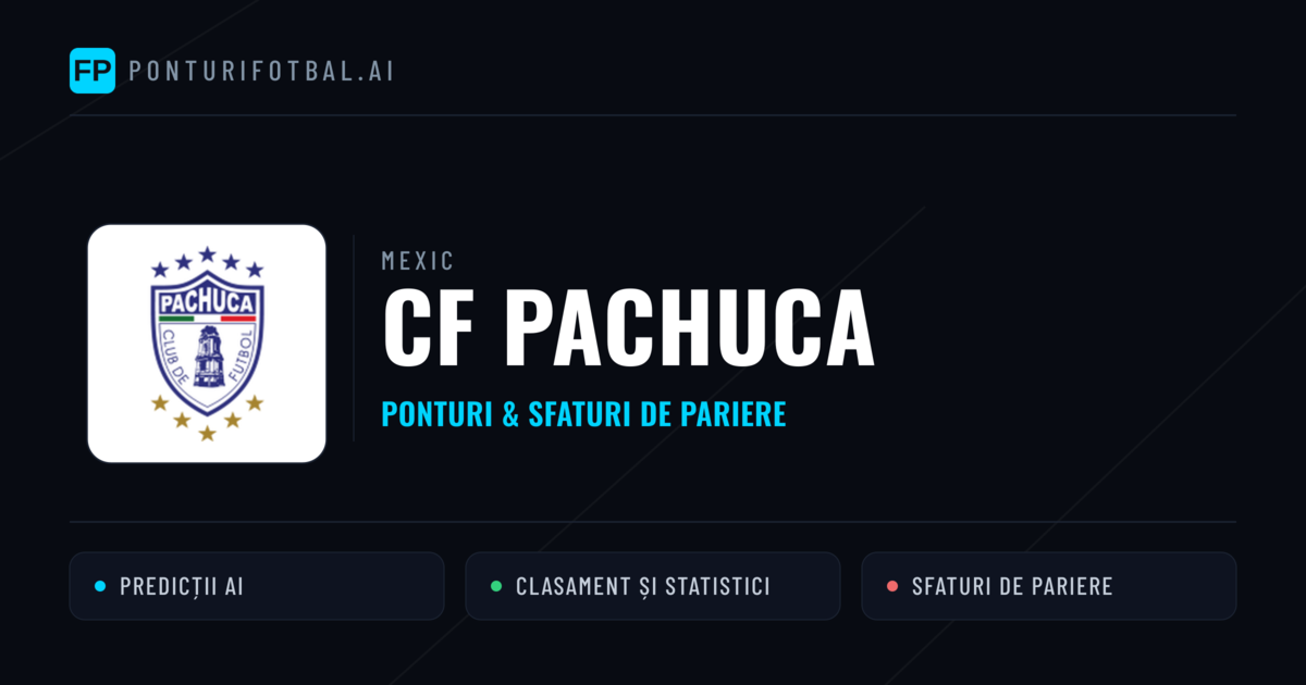 CF Pachuca Ponturi și statistici