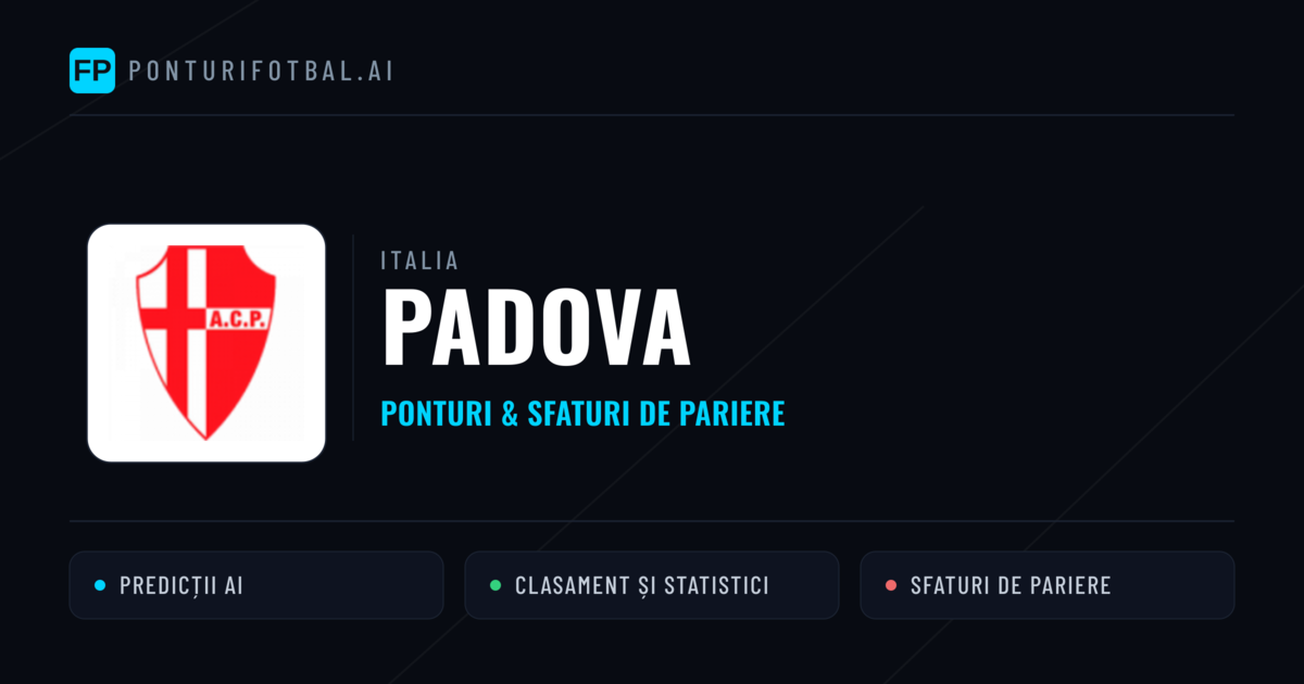 Padova Ponturi și statistici