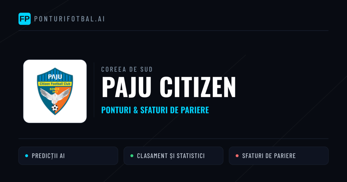 Paju Citizen Ponturi și statistici