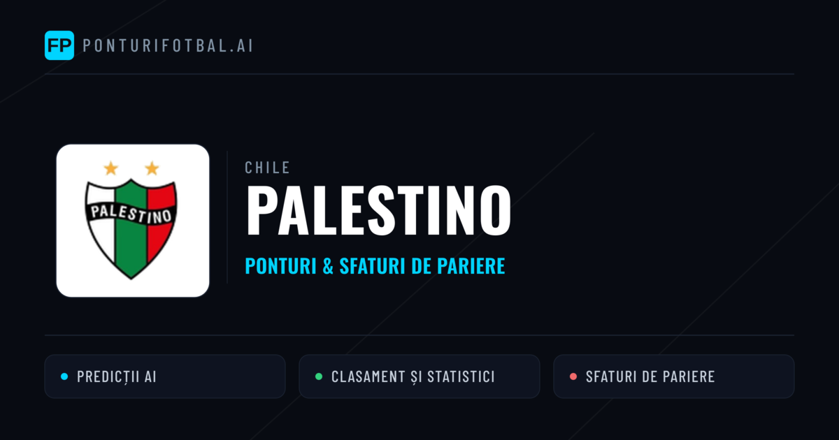 Palestino Ponturi și statistici