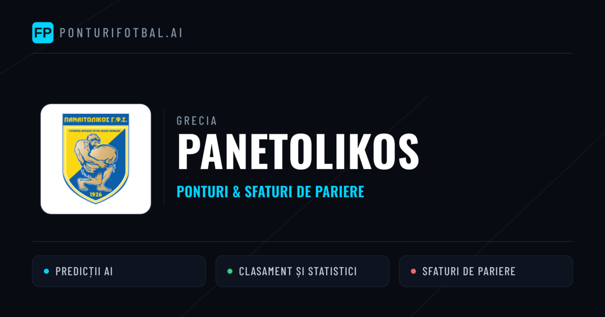 Panetolikos Ponturi și statistici
