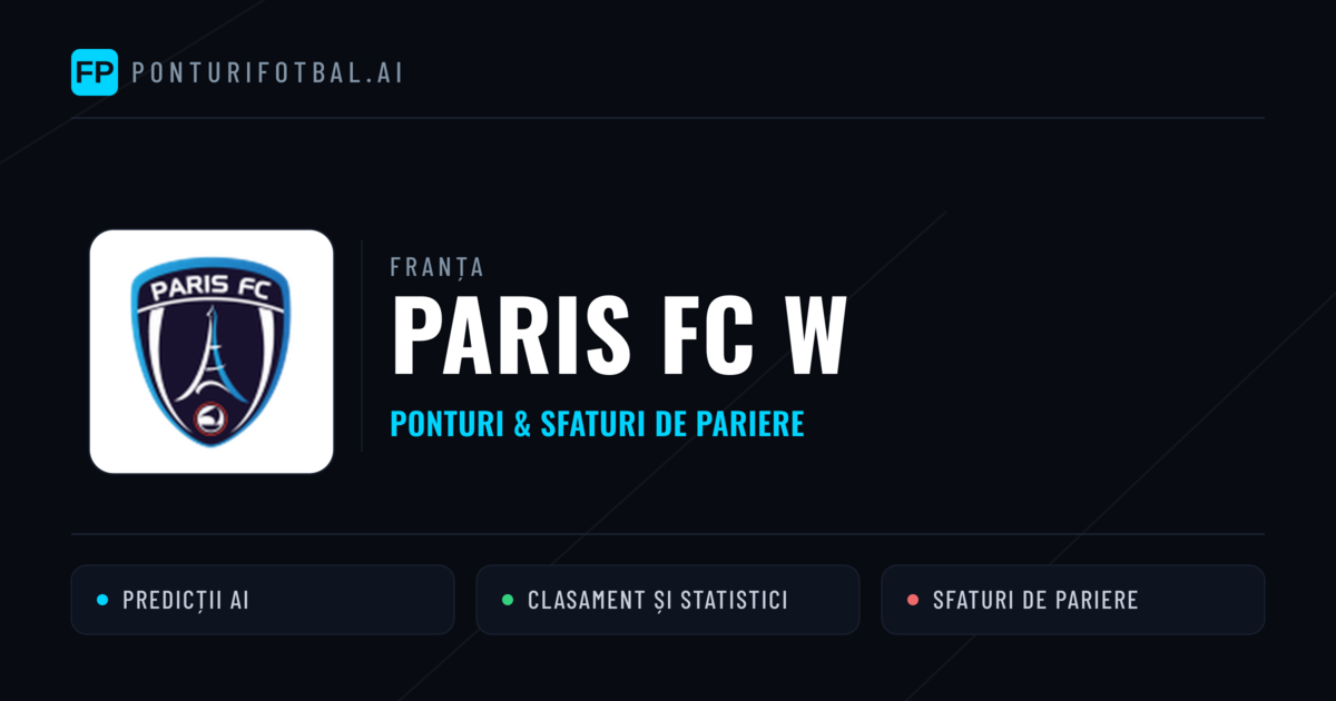 Paris FC W Ponturi și statistici