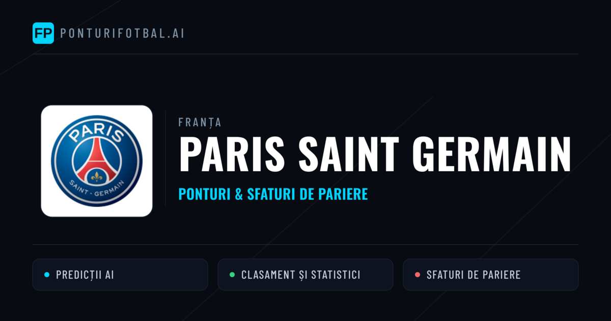 Paris Saint Germain Ponturi și statistici