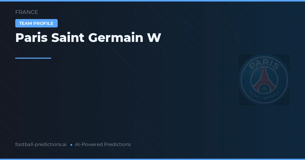 Paris Saint Germain W Ponturi și statistici