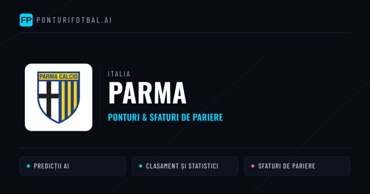 Parma Ponturi și statistici