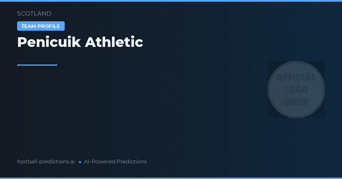 Penicuik Athletic Ponturi și statistici