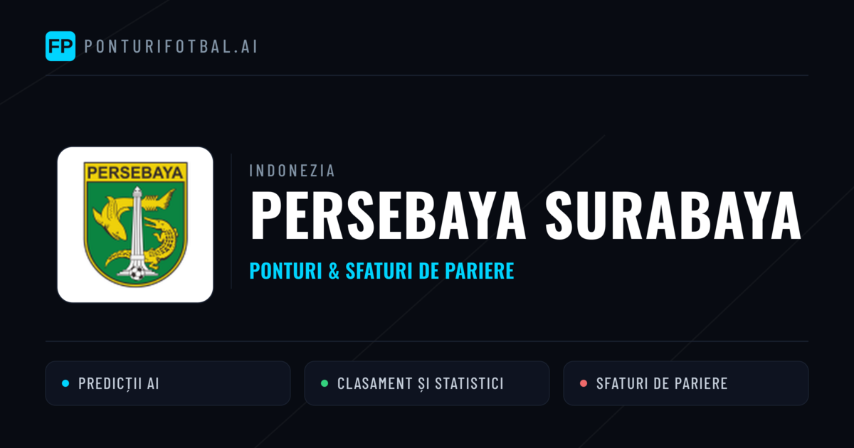 Persebaya Surabaya Ponturi și statistici