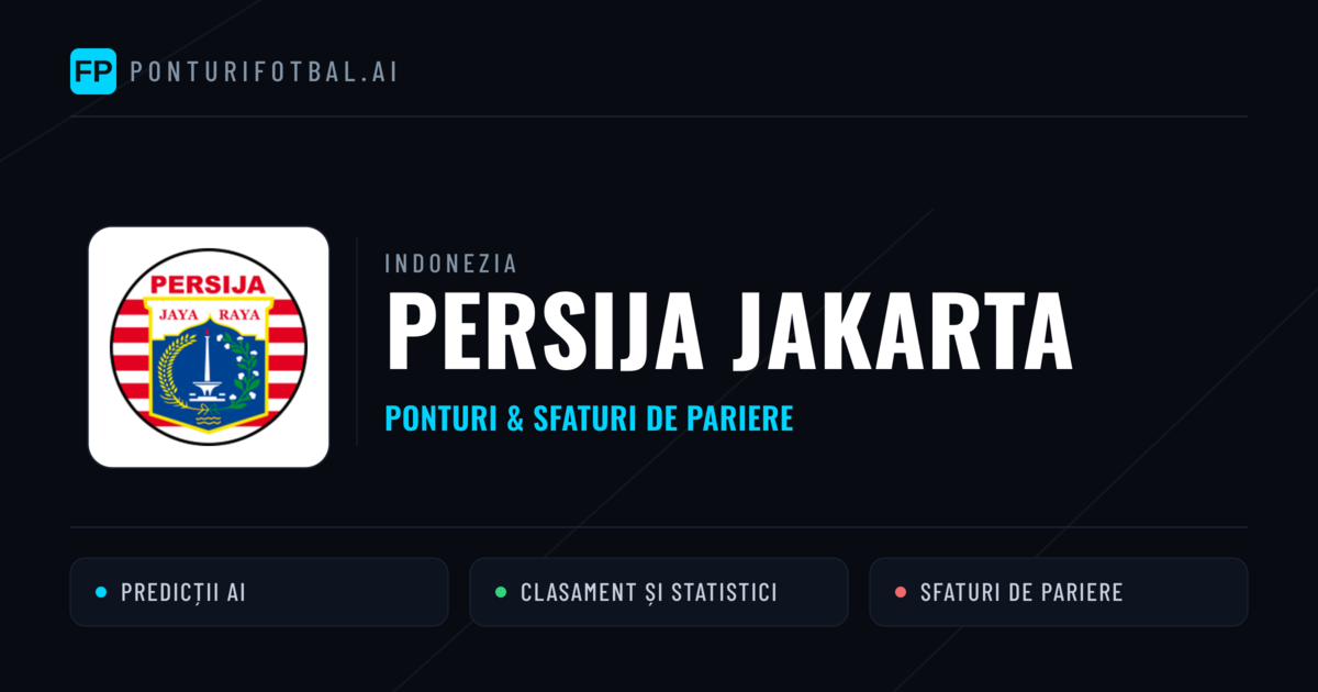 Persija Jakarta Ponturi și statistici