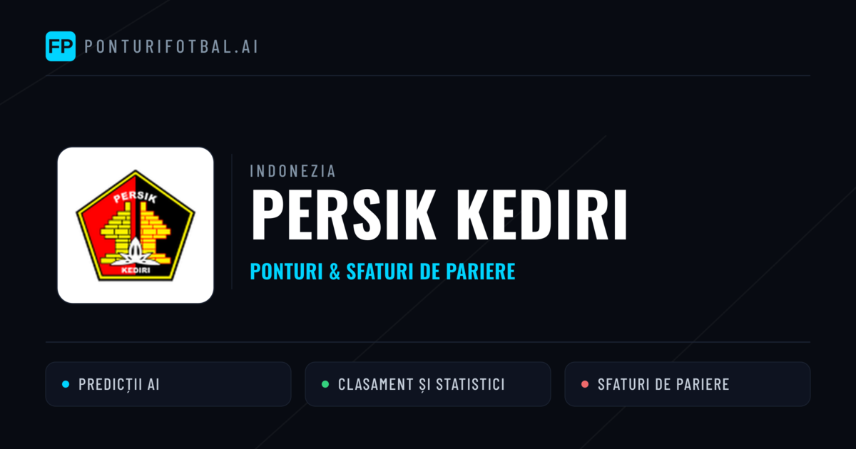 Persik Kediri Ponturi și statistici