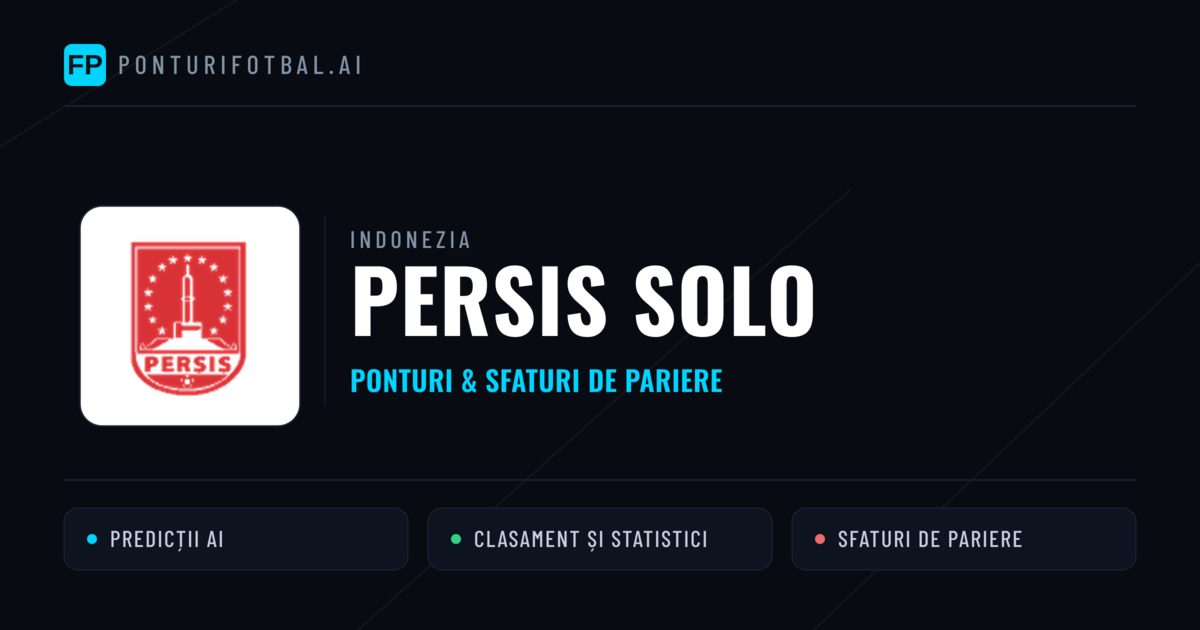 Persis Solo Ponturi și statistici