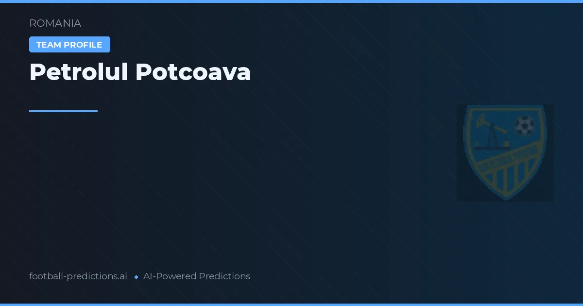 Petrolul Potcoava Ponturi și statistici