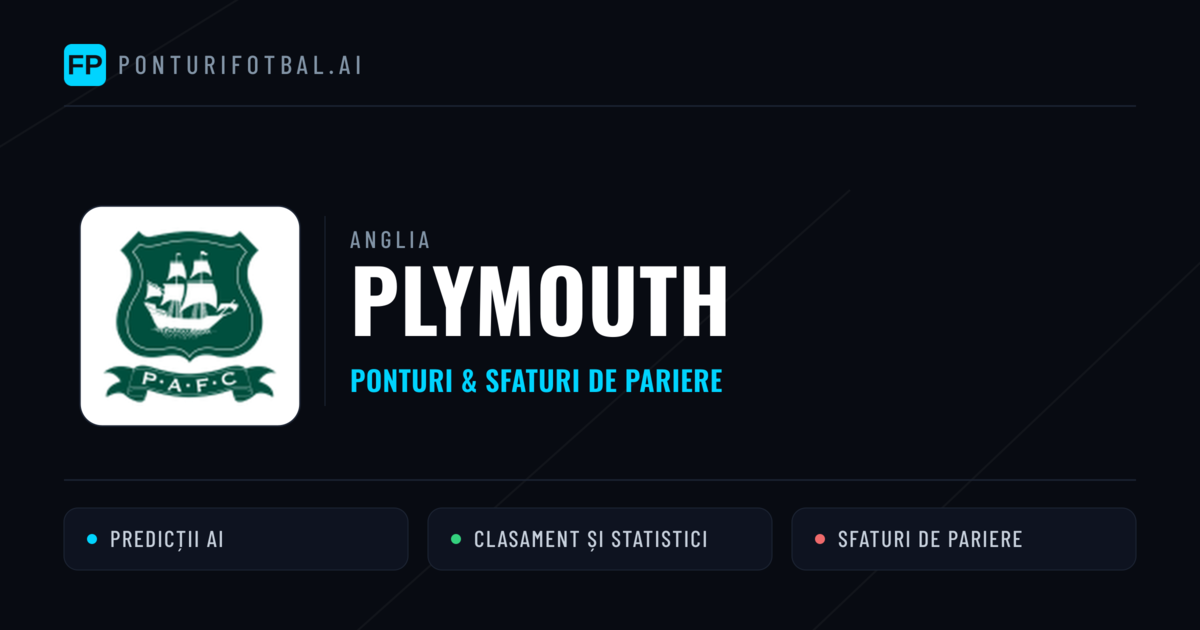 Plymouth Ponturi și statistici
