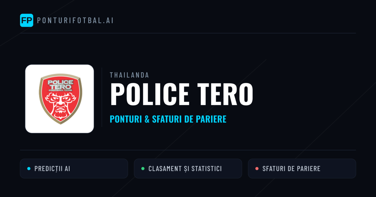 Police Tero Ponturi și statistici