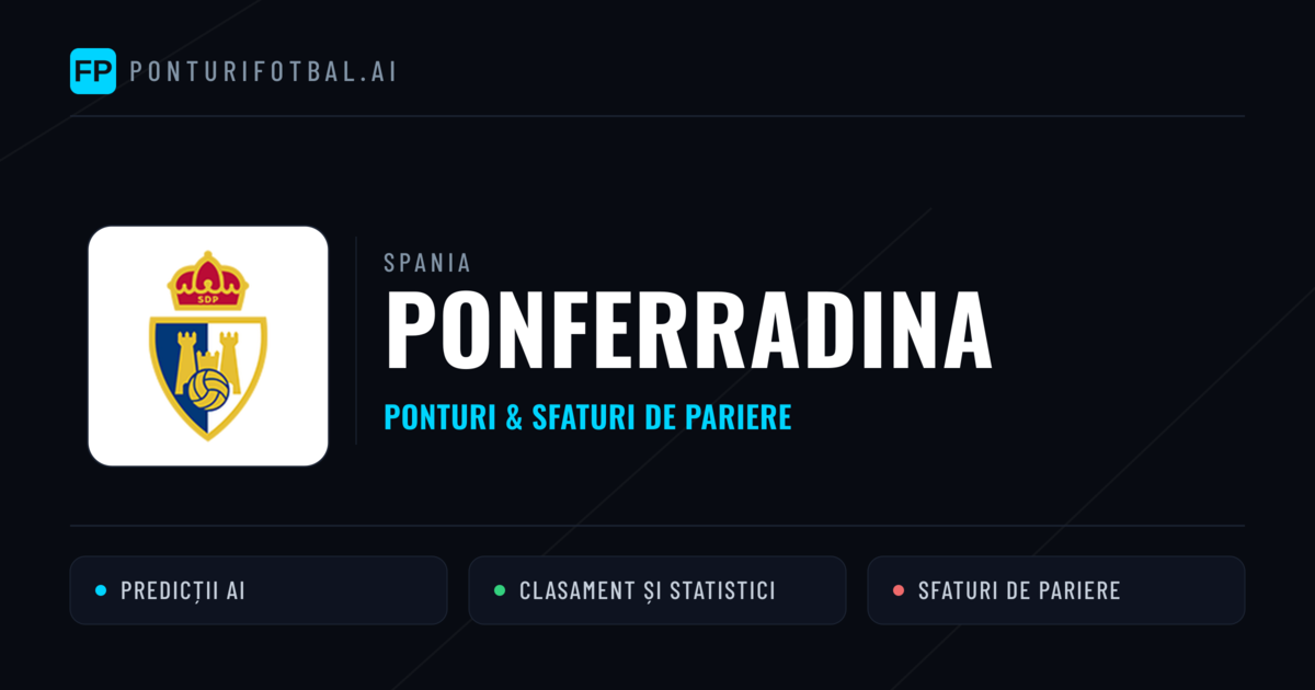 Ponferradina Ponturi și statistici