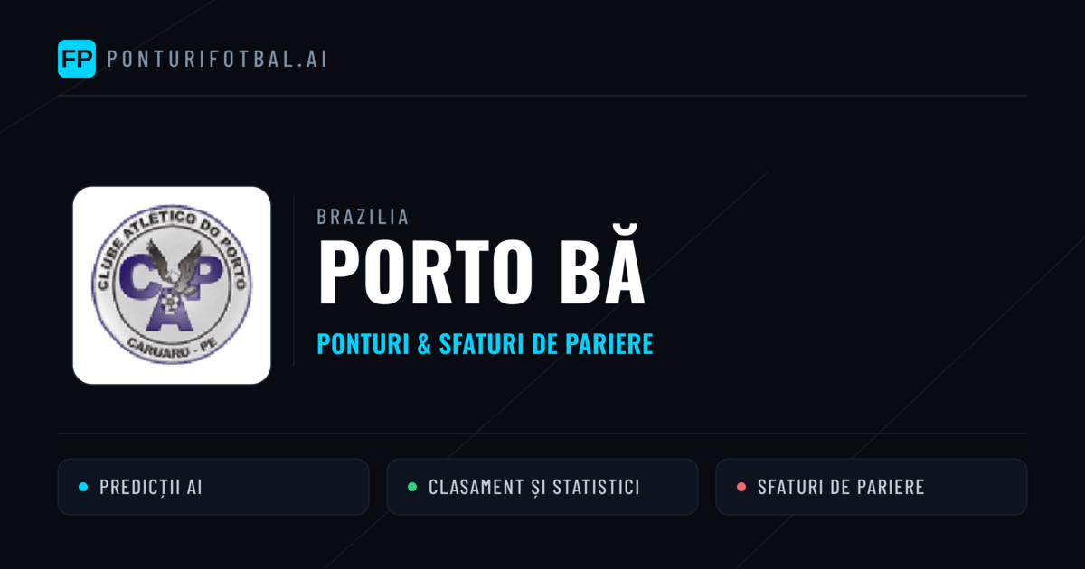 Porto Bă Ponturi și statistici