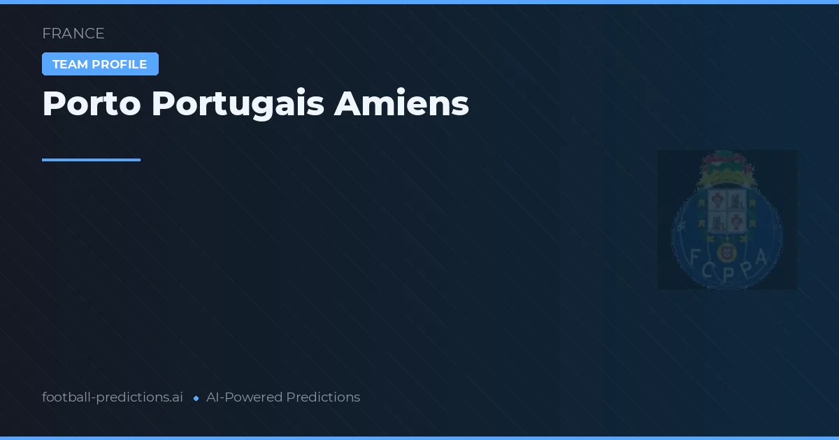 Porto Amiens Ponturi și statistici
