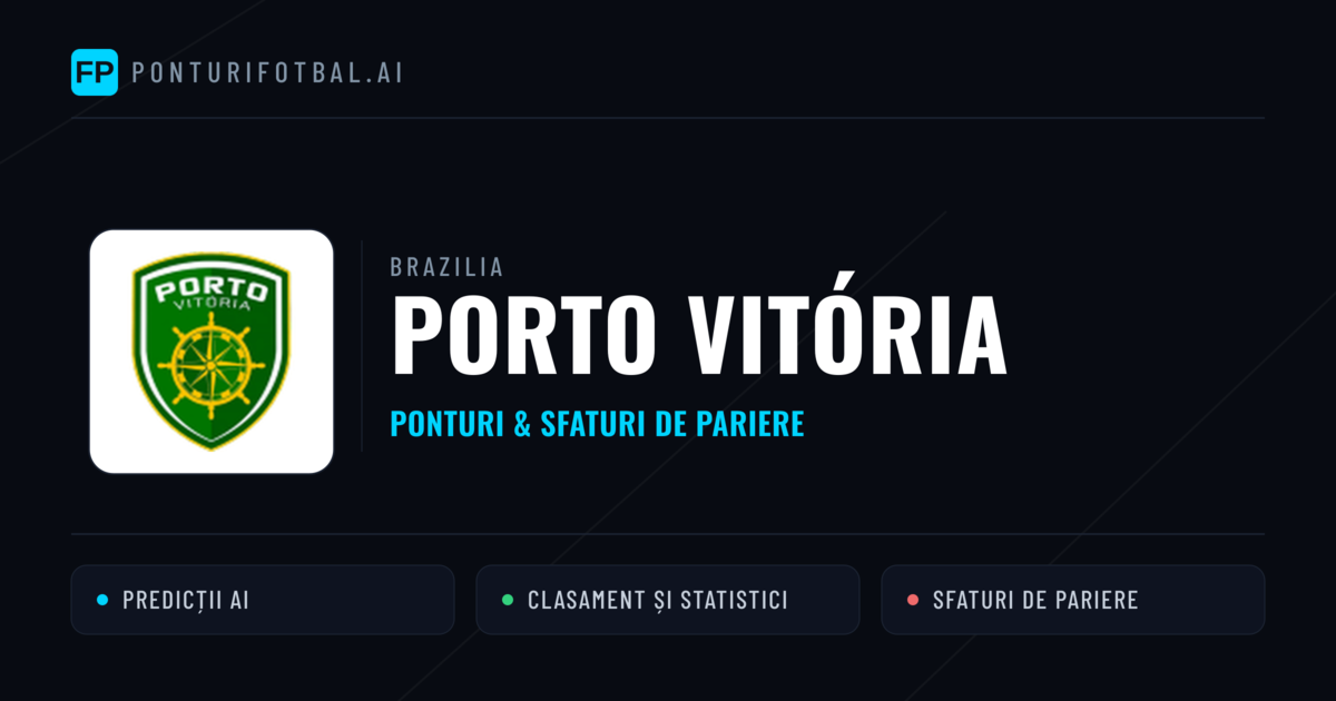 Porto Vitória Ponturi și statistici