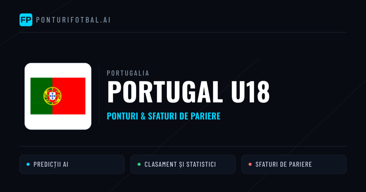 Portugal U18 Ponturi și statistici