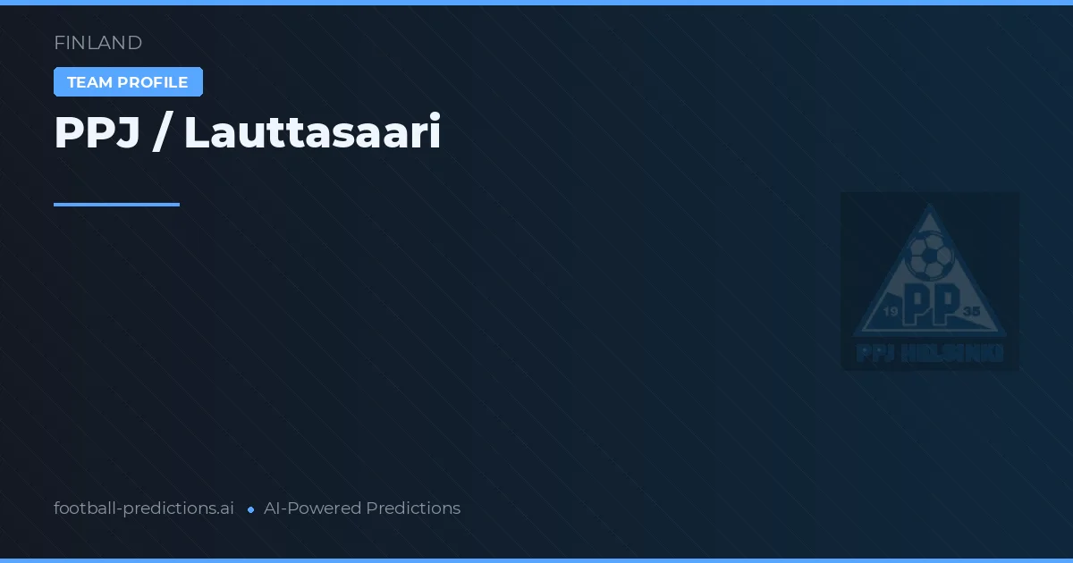 PPJ / Lauttasaari Ponturi și statistici