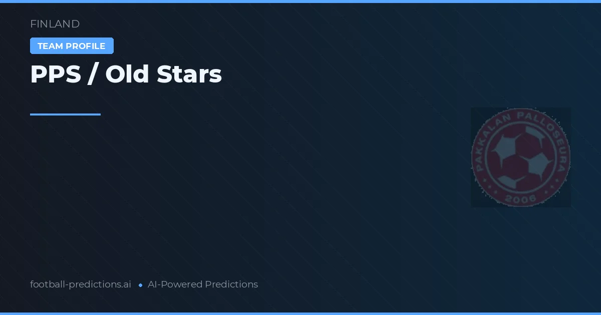 PPS / Old Stars Ponturi și statistici