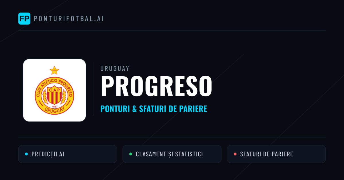 Progreso Ponturi și statistici