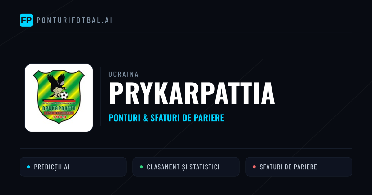 Prykarpattia Ponturi și statistici