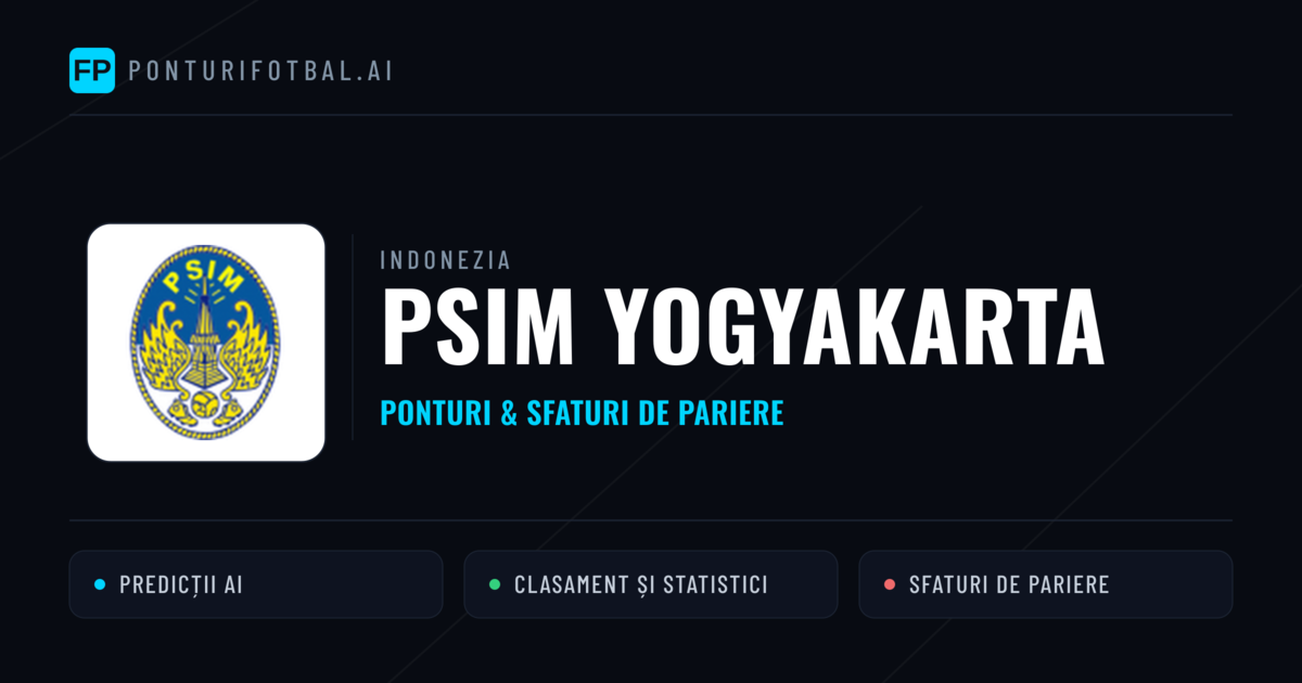 PSIM Yogyakarta Ponturi și statistici